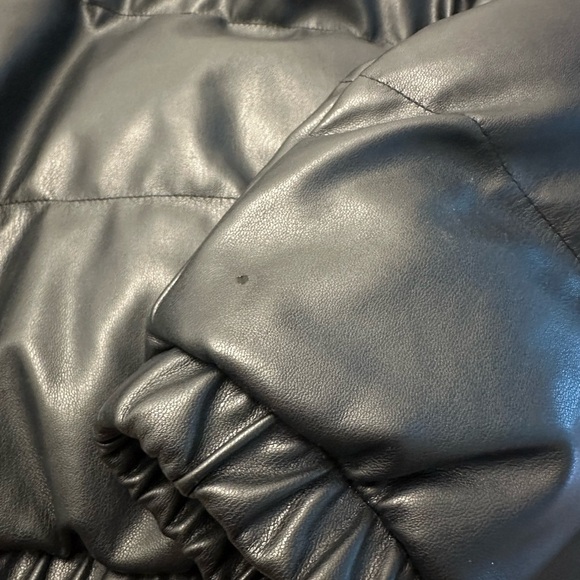 Art Class Crop Black Puffer Jacket Girls L - Picture 8 of 8